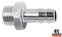 2601 Series British Standard Parallel Pipe (BSPP) Male Barbed Stem Adapter Fittings