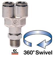 6450 Series Male National Pipe Thread (NPT) Swivel Wyes