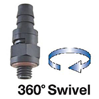 BFXO Series Swivel Connectors with Captive O-Ring