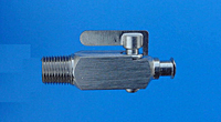 BVLUE Series 1/8 Inch (in) Male NPT End Connection 1 Nickel Plated Stopcock Valve (BVLUE-2MFLL-NI)