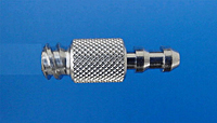0.125 to 0.203 Inch (in) Tubing Range (Inside Diameter) Luer x Barb Connector (CFLTJ-218-NI)