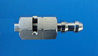 0.125 to 0.203 Inch (in) Tubing Range (Inside Diameter) Luer x Barb Connector (CIMLJ-218-HX-SS316)