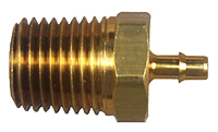 MBF Series Male Unified National Fine (UNF)/National Pipe Thread (NPT) x Barb Connectors