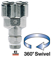 P6450 Pro-Fit® Series Male National Pipe Thread (NPT) Swivel Wyes