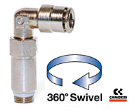 P6525 Pro-Fit® Series Extended Male National Pipe Thread (NPT) Swivel Elbows