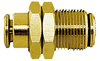 QUCB Series Brass Push In Connectors