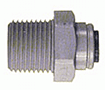 QCS Series Male National Pipe Thread (NPT) x Push In Connector