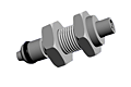 20AC Series 1.40 Inch (in) Length Acetal Quick Coupling (20ACV-PB3-01)