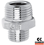 2511 Series British Standard Parallel Pipe (BSPP)/M5 Threads Reducer Nipple Fittings