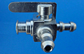 BVLUE Series Female Luer Lug End Connection 1 Nickel Plated Stopcock Valve (BVLUE-3-FLL218-NI)