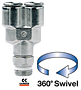 P6450 Pro-Fit® Series Male National Pipe Thread (NPT) Swivel Wyes