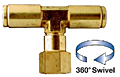 QFTS Series Brass Push In Tee Fittings