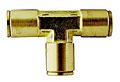 QUT Series Brass Push In Tee Fittings