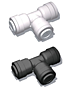 QUTG Series Union Polypropylene Tee Fittings